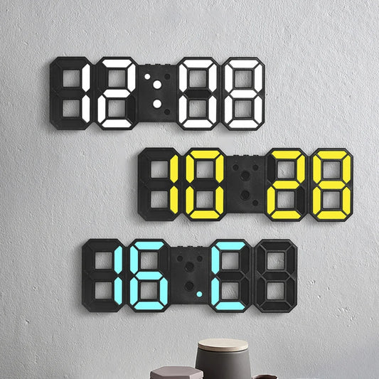 3D LED Digital Clock Simple and Stylish