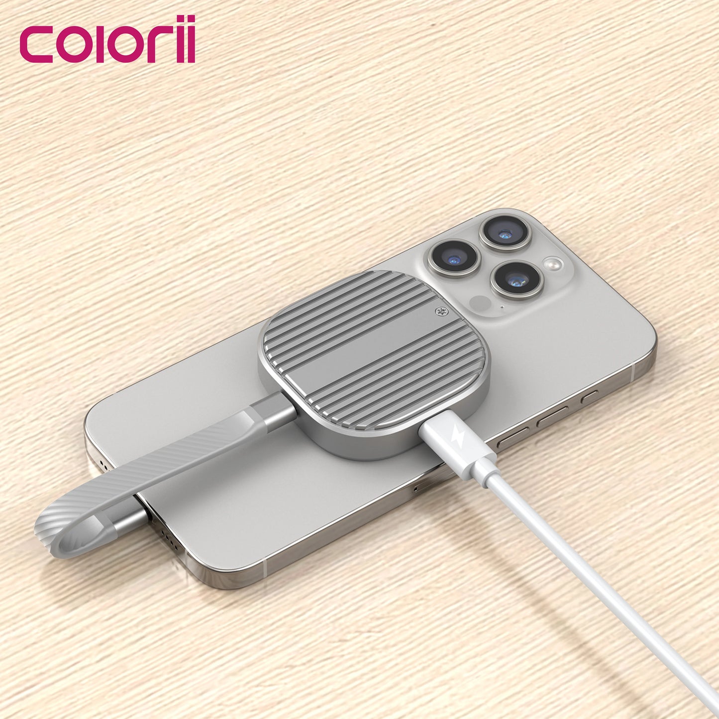 Colorii Magnetic M.2 2230 NVMe SSD Enclosure Magsafe SSD Case USB C 3.2 Gen2 to NVMe PCI-E for iPhone 16 Pro Max ProRes MacBook