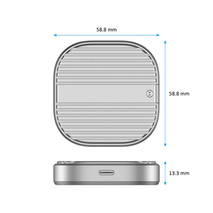 Colorii Magnetic M.2 2230 NVMe SSD Enclosure Magsafe SSD Case USB C 3.2 Gen2 to NVMe PCI-E for iPhone 16 Pro Max ProRes MacBook