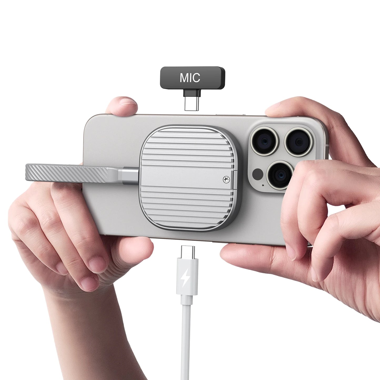 Colorii Magnetic M.2 2230 NVMe SSD Enclosure Magsafe SSD Case USB C 3.2 Gen2 to NVMe PCI-E for iPhone 16 Pro Max ProRes MacBook