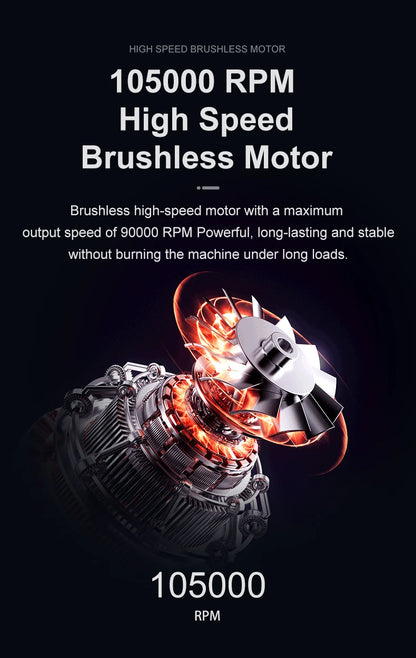 New 200000RPM Violent Fan Powerful Air Blower Vacuum Dust Cleaner Type C Super Powe Wind 52m/s Brushless Turbo Jet Blower