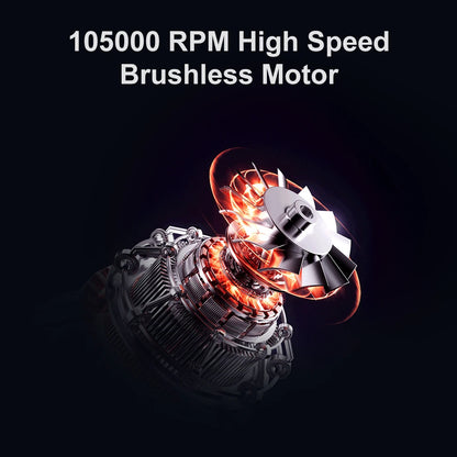 New 200000RPM Violent Fan Powerful Air Blower Vacuum Dust Cleaner Type C Super Powe Wind 52m/s Brushless Turbo Jet Blower