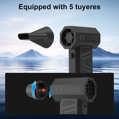 New 200000RPM Violent Fan Powerful Air Blower Vacuum Dust Cleaner Type C Super Powe Wind 52m/s Brushless Turbo Jet Blower