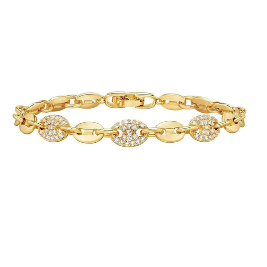 18 k Plated Gold Plated Mirco Zircon Bracelets
