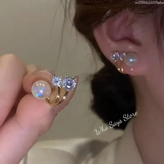 Korean Pearl Earrings