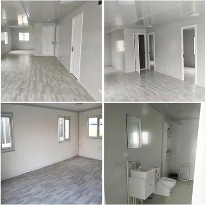 Portable Prefab Tiny Home for Sale, 20ft Modular Home - with 2-3 Bedrooms, 1 Kitchen & Bathroom, Expandable Container